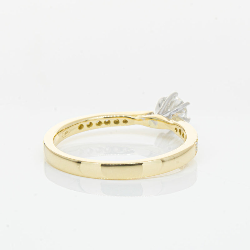18ct Yellow Gold .34ct Diamond Zenith Ring-Ring-Walker & Hall