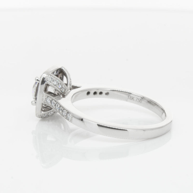 18ct White Gold 1.00ct Diamond Aurora Ring-Ring-Walker & Hall