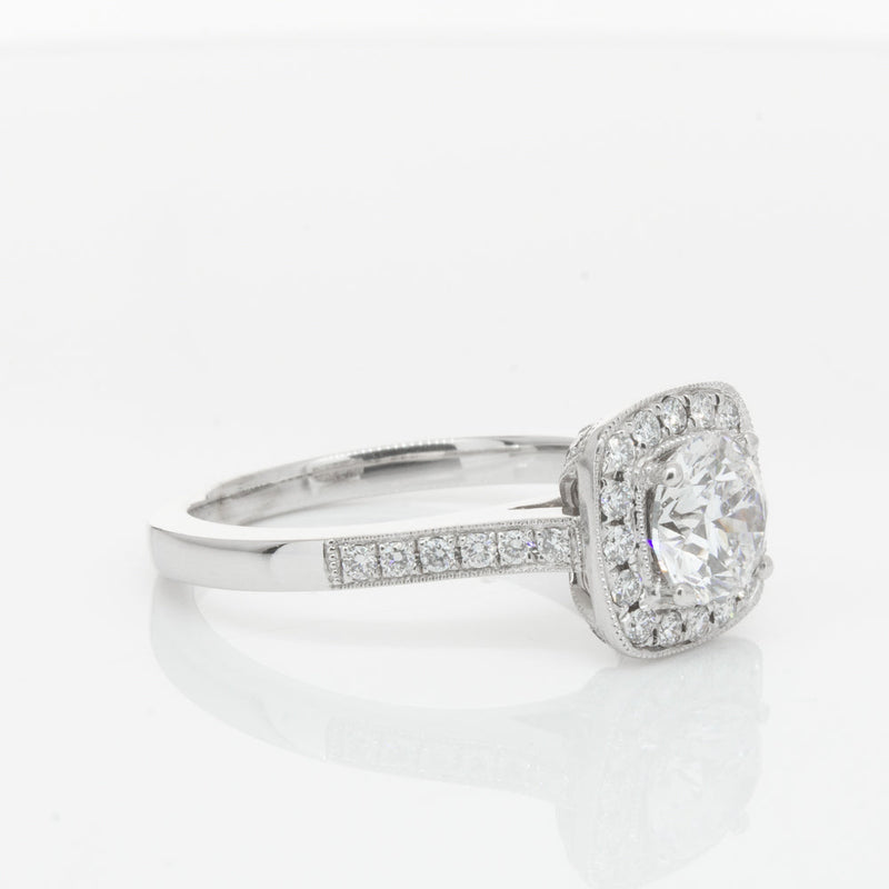 18ct White Gold 1.00ct Diamond Aurora Ring-Ring-Walker & Hall