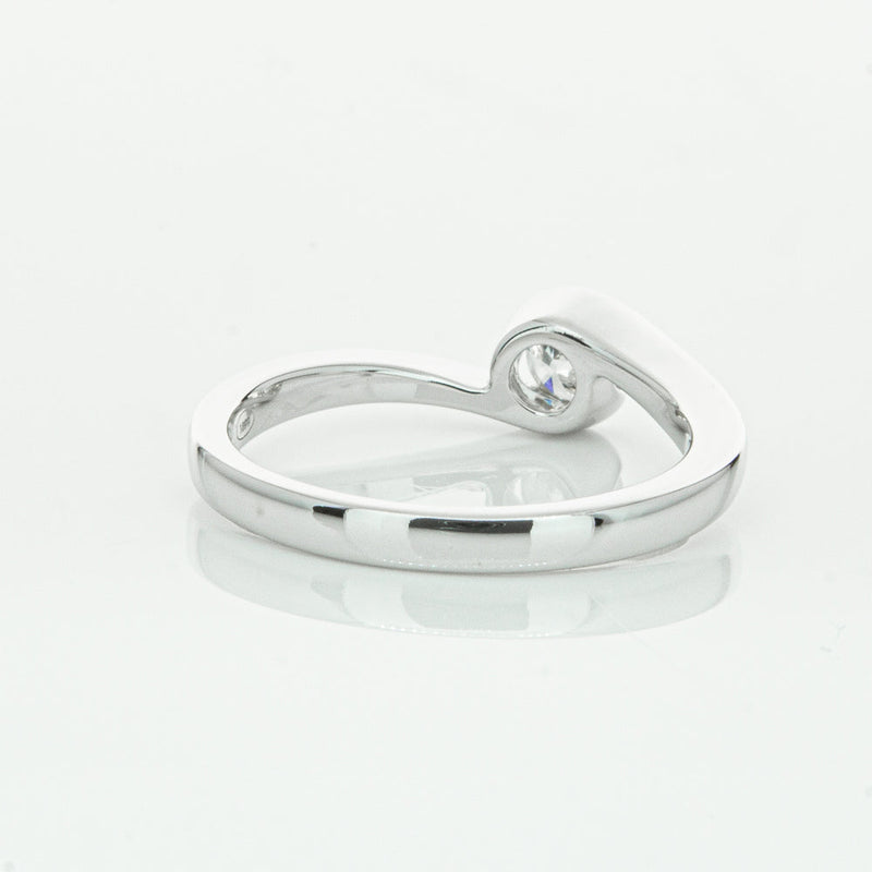 18ct White Gold .35ct Diamond Embrace Ring-Ring-Walker & Hall
