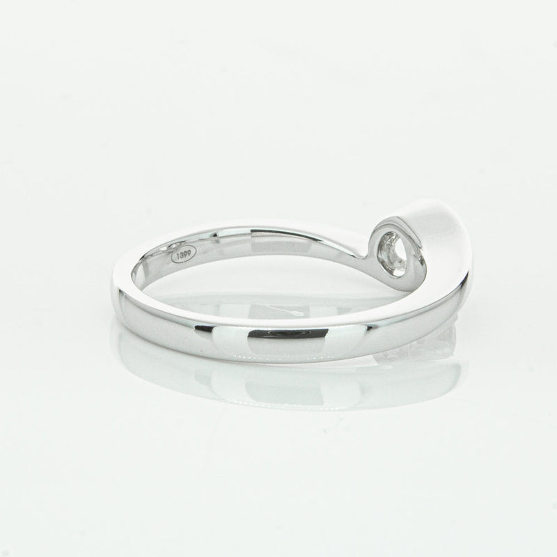 18ct White Gold .35ct Diamond Embrace Ring-Ring-Walker & Hall