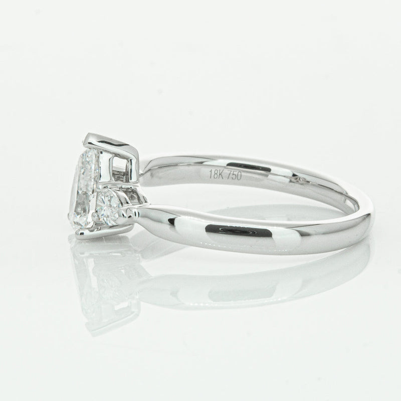 18ct White Gold .70ct Pear Cut Diamond Ayla Ring-Ring-Walker & Hall