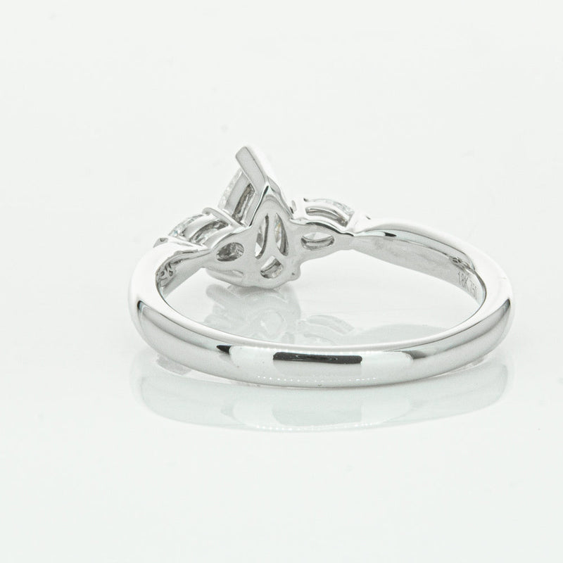 18ct White Gold .70ct Pear Cut Diamond Ayla Ring-Ring-Walker & Hall