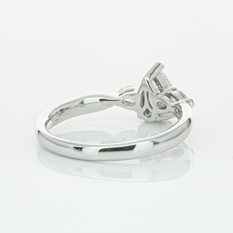 18ct White Gold .70ct Pear Cut Diamond Ayla Ring-Ring-Walker & Hall