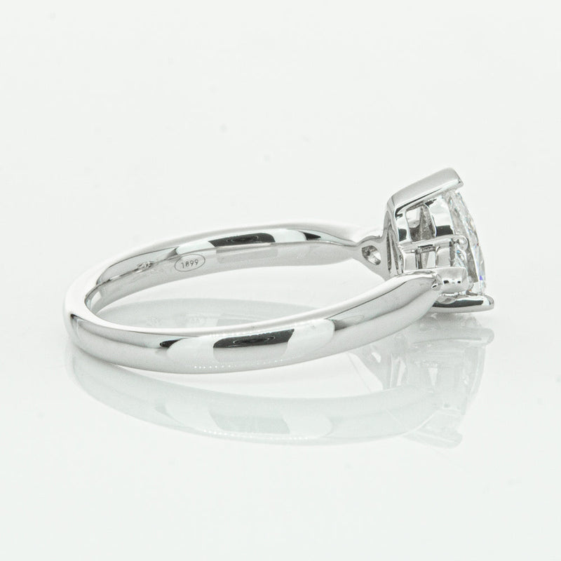 18ct White Gold .70ct Pear Cut Diamond Ayla Ring-Ring-Walker & Hall