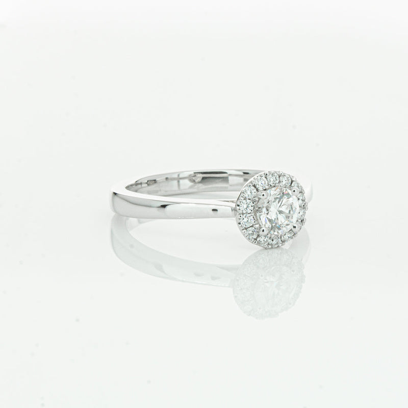 18ct White Gold .41ct Diamond Nina Ring-Ring-Walker & Hall
