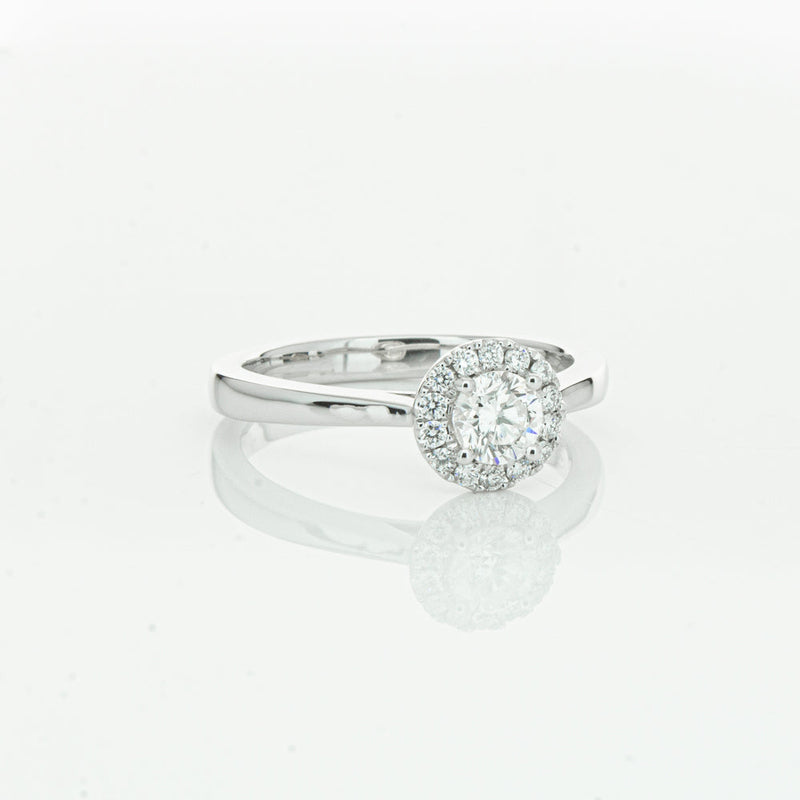 18ct White Gold .41ct Diamond Nina Ring-Ring-Walker & Hall