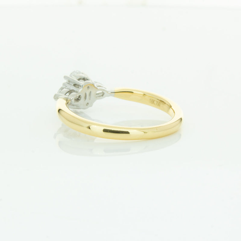 18ct Yellow Gold .50ct Oval Cut Diamond Ayla Ring-Ring-Walker & Hall
