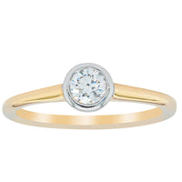 18ct Yellow Gold .30ct Diamond Natalia Ring - Ring - Walker & Hall