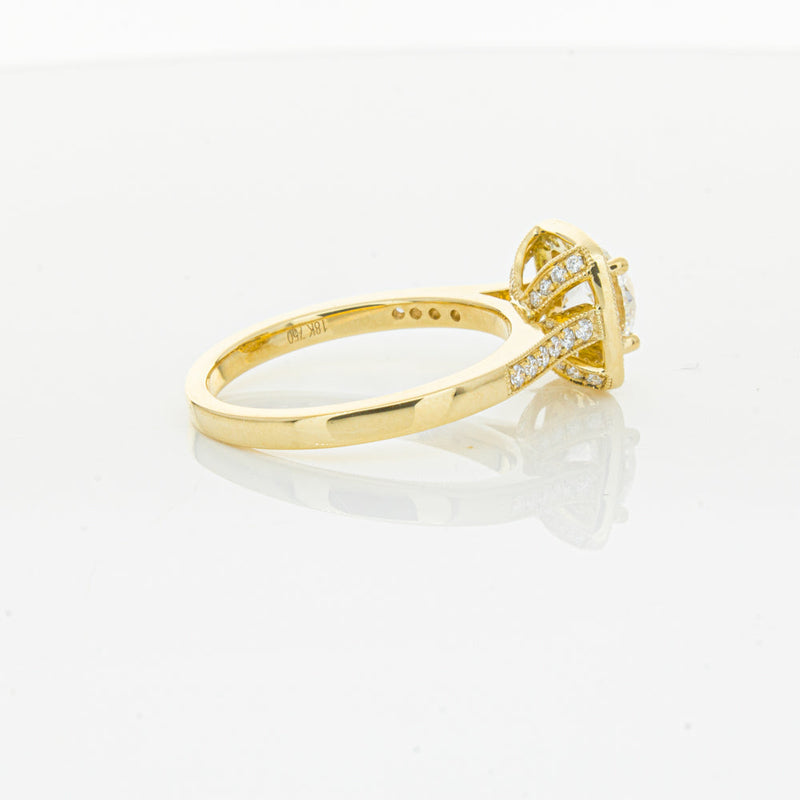 18ct Yellow Gold 1.01ct Diamond Aurora Ring-Ring-Walker & Hall
