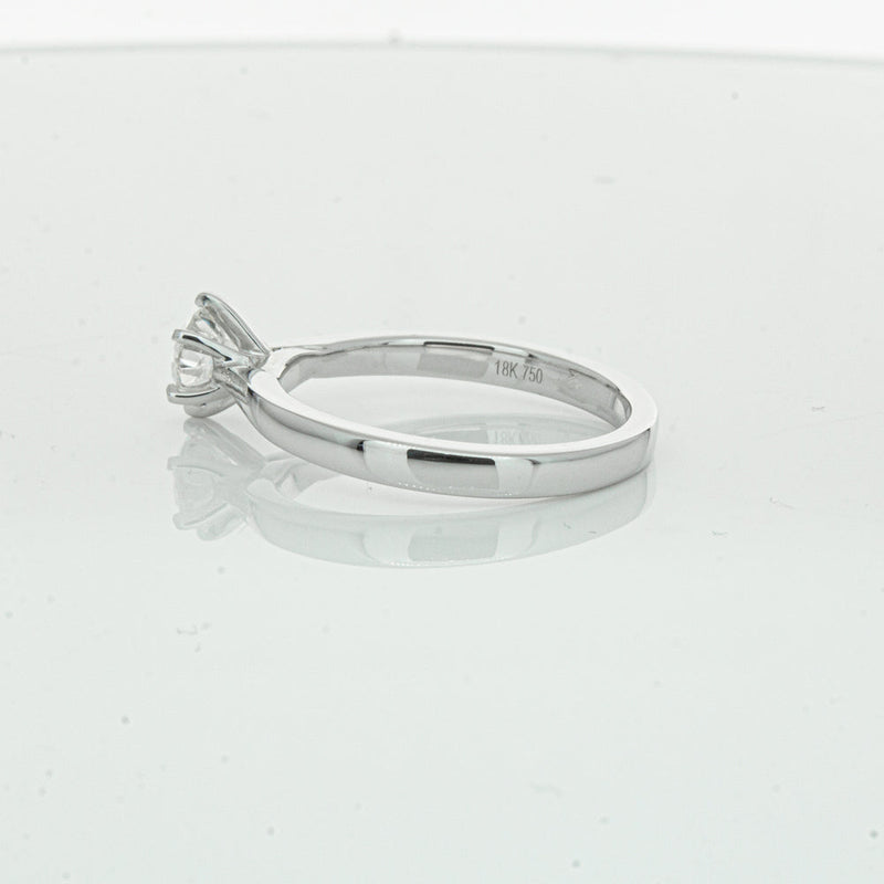 18ct White Gold .50ct Diamond Capri Ring-Ring-Walker & Hall