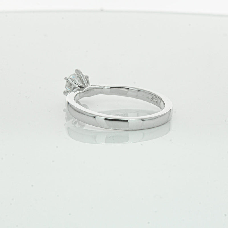 18ct White Gold .50ct Diamond Capri Ring-Ring-Walker & Hall