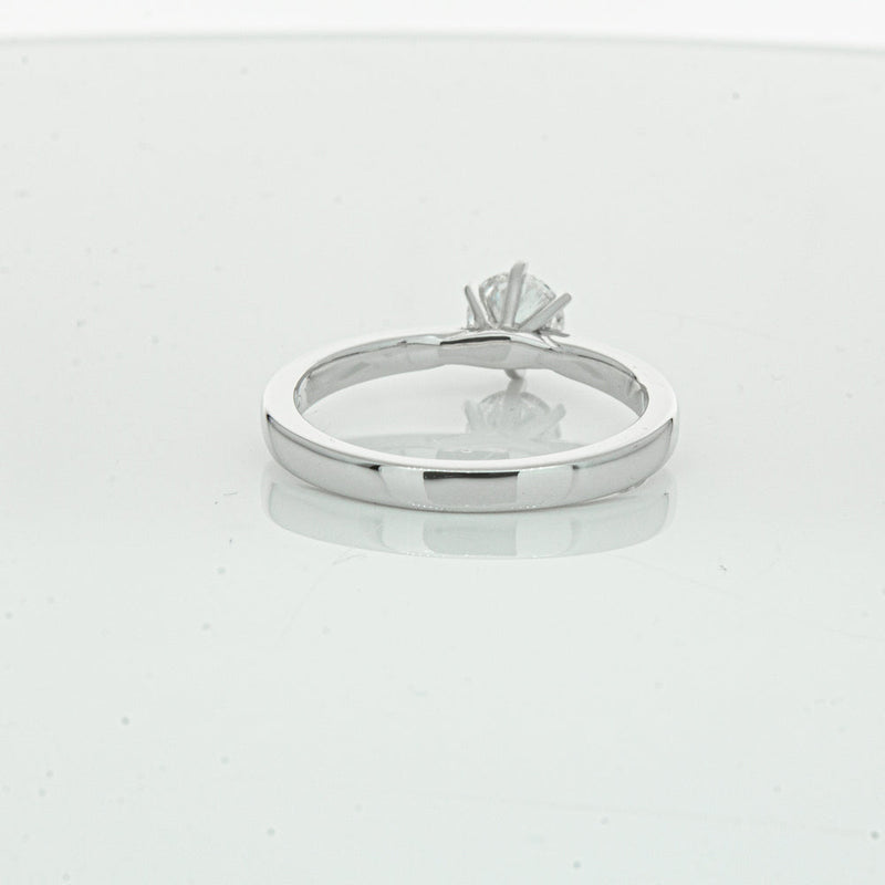 18ct White Gold .50ct Diamond Capri Ring-Ring-Walker & Hall