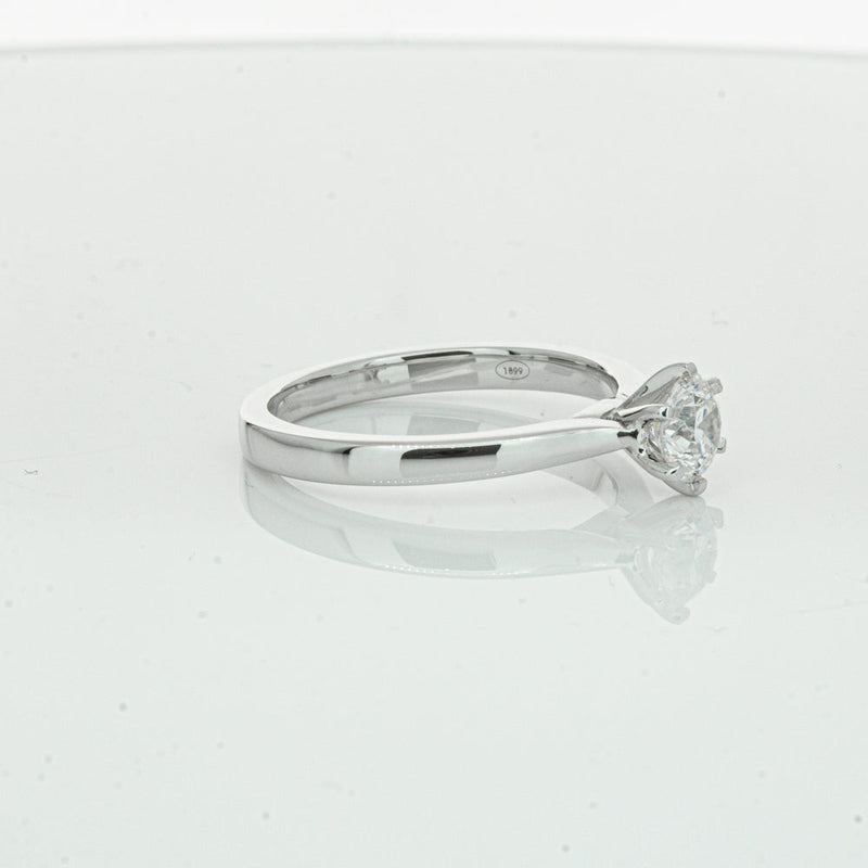 18ct White Gold .50ct Diamond Capri Ring-Ring-Walker & Hall