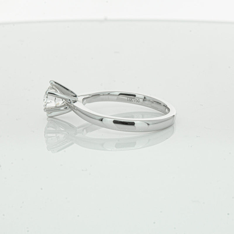 18ct White Gold 1.00ct Diamond Capri Ring-Ring-Walker & Hall