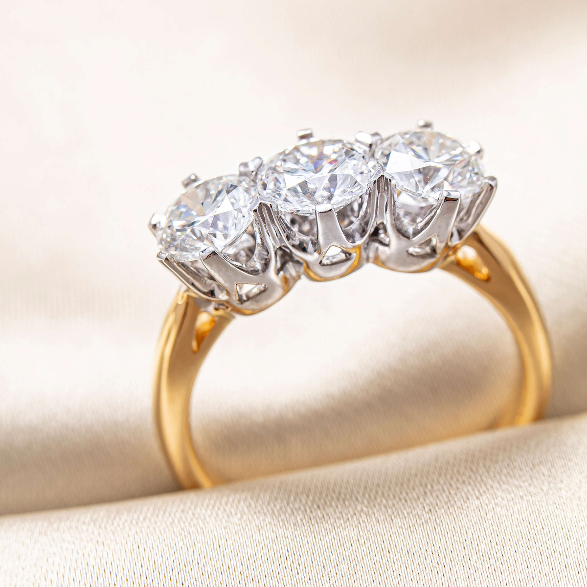 Diamond Trilogy Ring