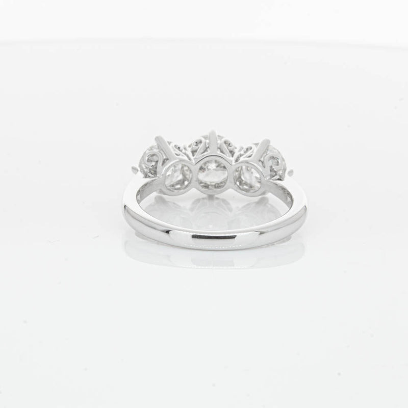 18ct White Gold 3.02ct Diamond Coronado Ring-Ring-Walker & Hall