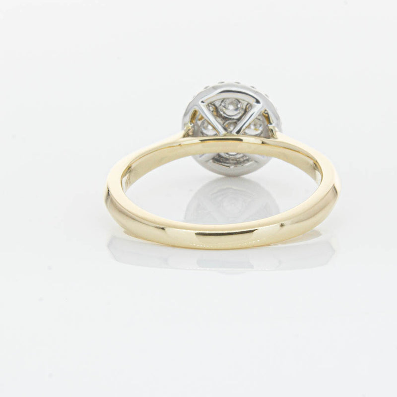 14ct Yellow Gold Diamond Saturn Ring-Ring-Walker & Hall
