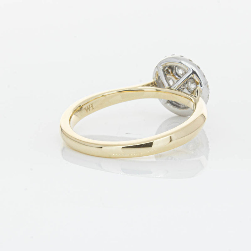 14ct Yellow Gold Diamond Saturn Ring-Ring-Walker & Hall