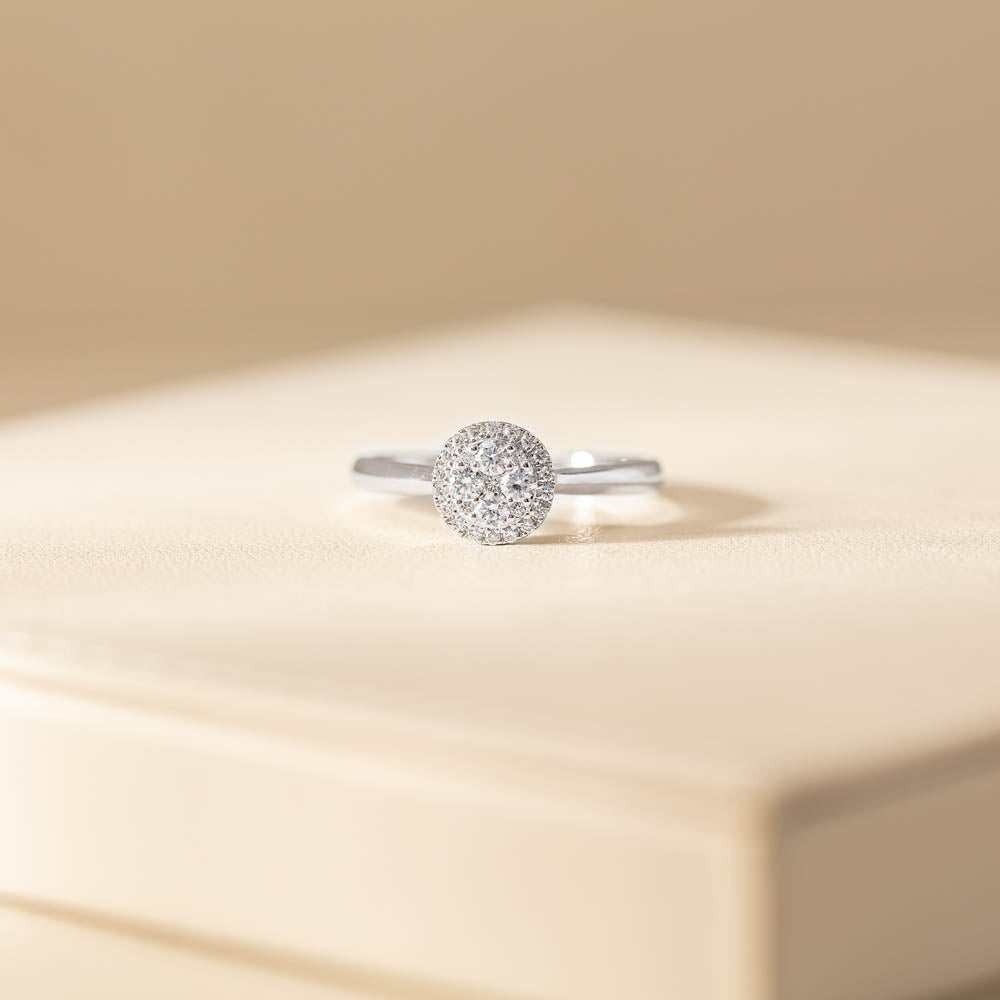 Dazzling droplet store ring