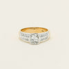 Deja Vu 18ct Yellow Gold 1.40ct Radiant Cut Diamond Ring - Ring - Walker & Hall