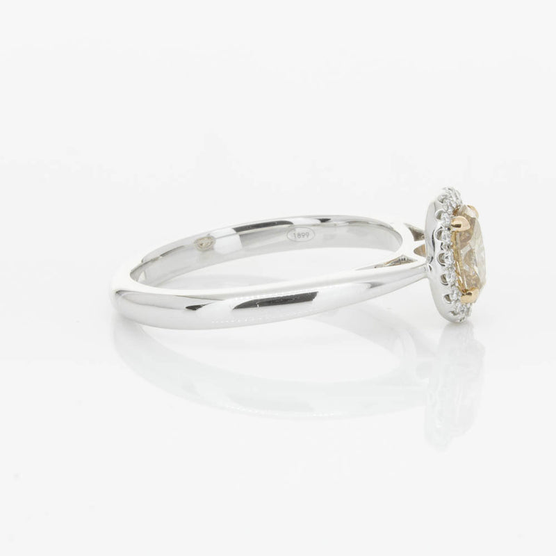 18ct White Gold .51ct Mocha Diamond Nina Ring-Ring-Walker & Hall