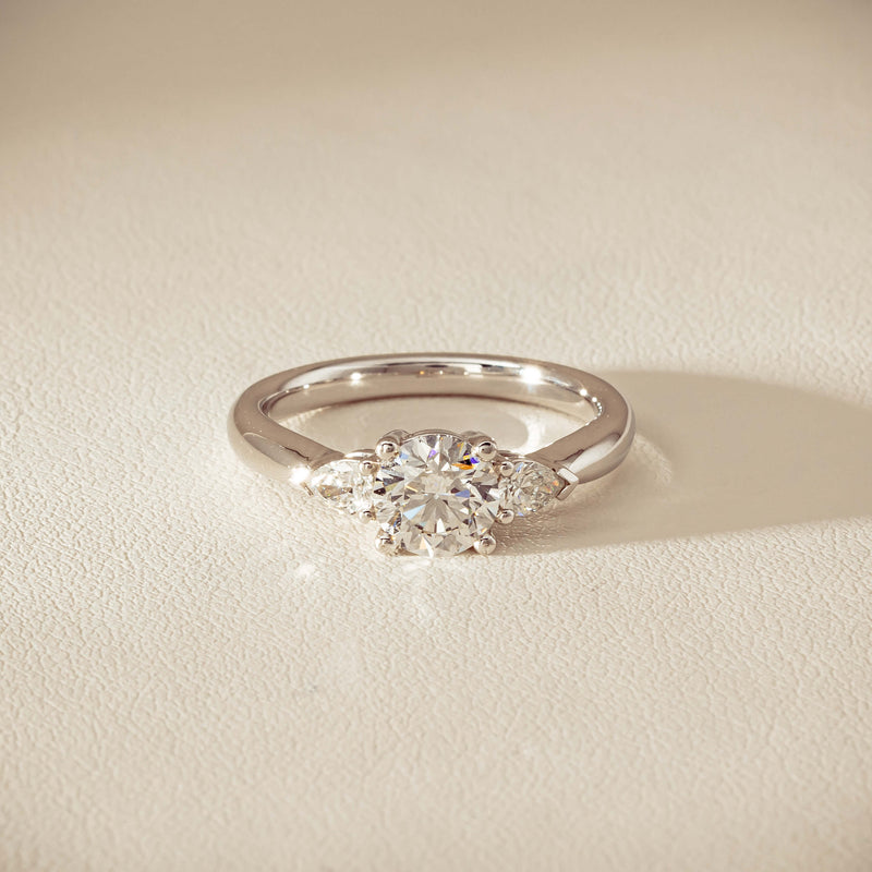 18ct White Gold 1.01ct Diamond Ayla Ring - Ring - Walker & Hall