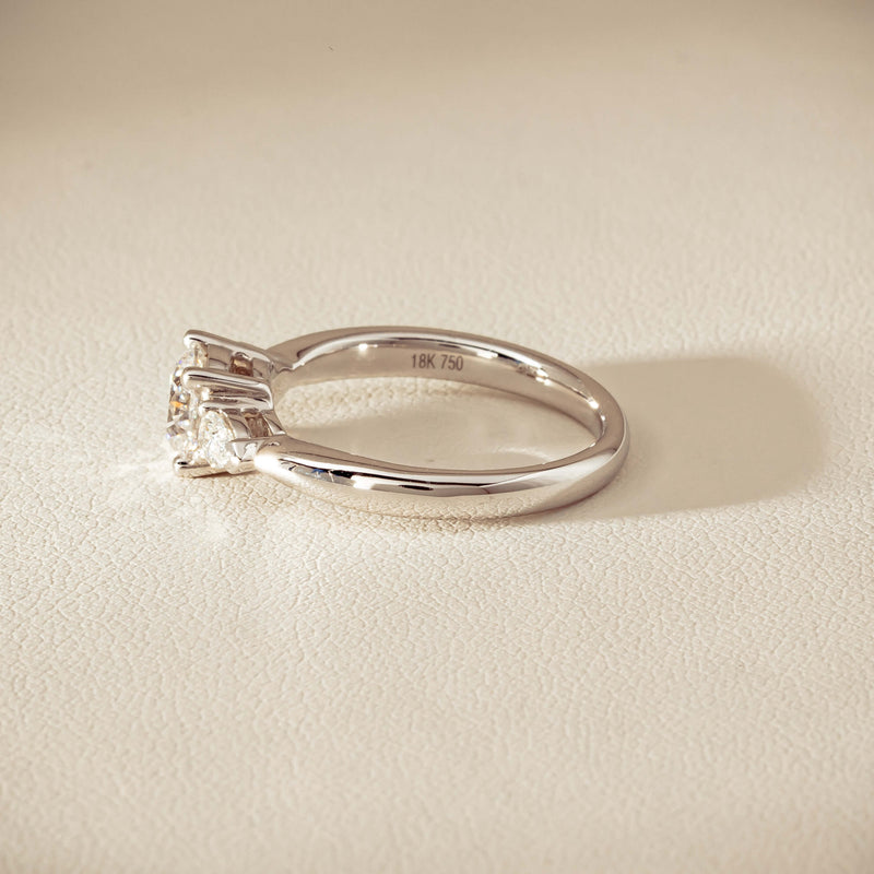 18ct White Gold 1.01ct Diamond Ayla Ring - Ring - Walker & Hall
