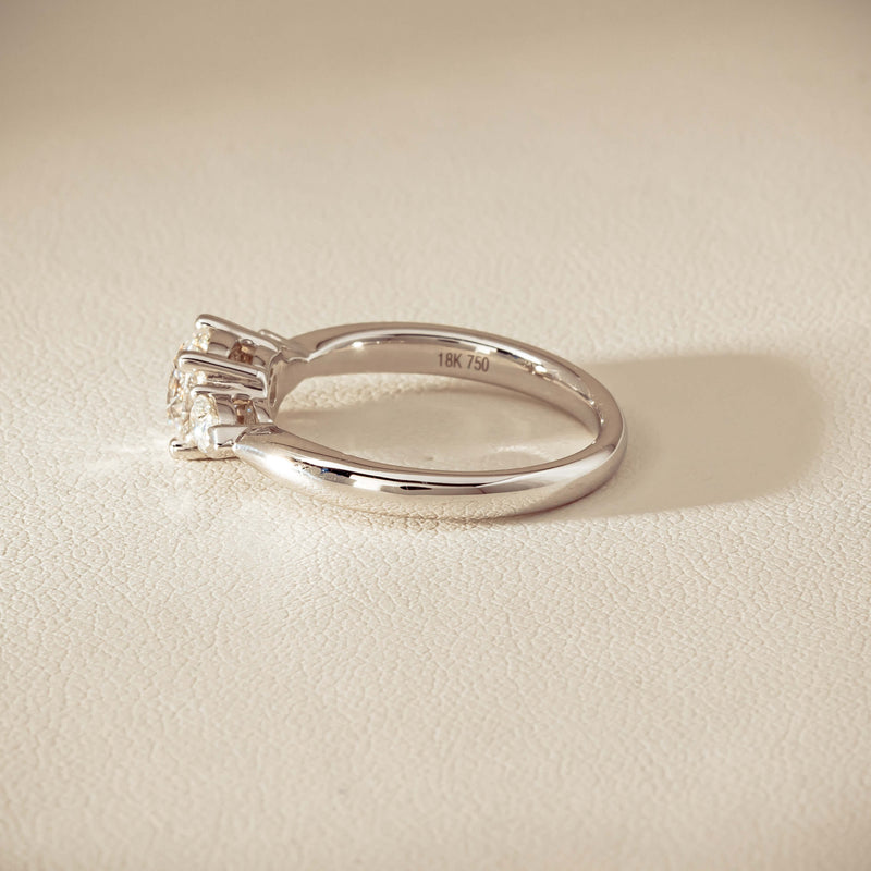 18ct White Gold 1.01ct Diamond Ayla Ring - Ring - Walker & Hall