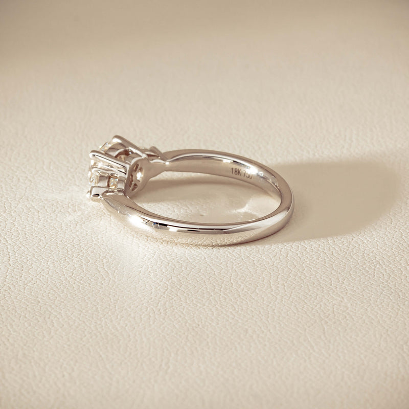 18ct White Gold 1.01ct Diamond Ayla Ring - Ring - Walker & Hall
