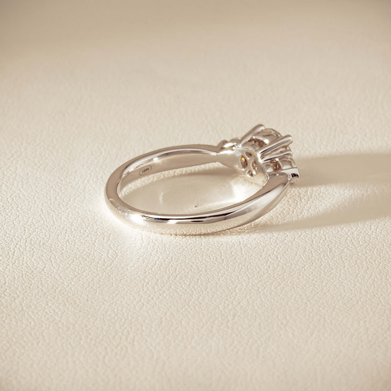 18ct White Gold 1.01ct Diamond Ayla Ring - Ring - Walker & Hall