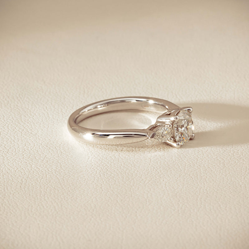 18ct White Gold 1.01ct Diamond Ayla Ring - Ring - Walker & Hall