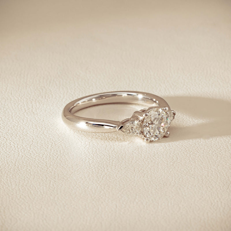 18ct White Gold 1.01ct Diamond Ayla Ring - Ring - Walker & Hall