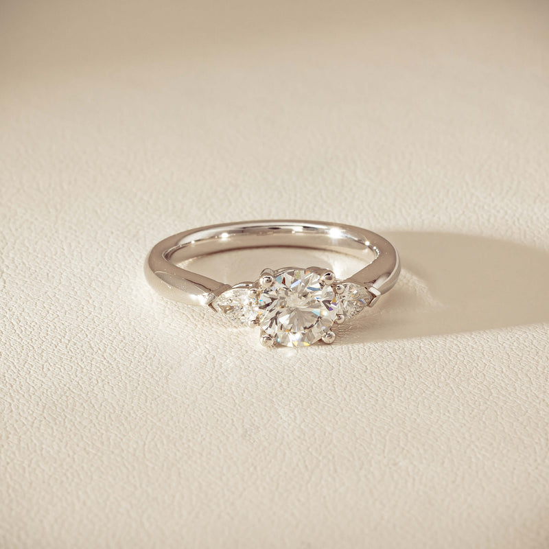 18ct White Gold 1.01ct Diamond Ayla Ring - Ring - Walker & Hall
