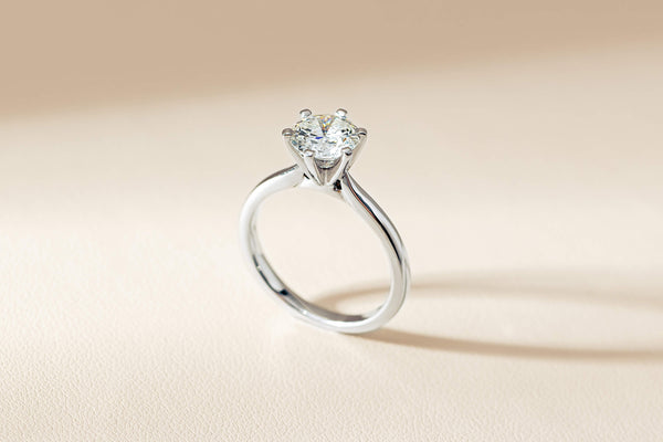 White Gold Natural Diamond Capri Ring