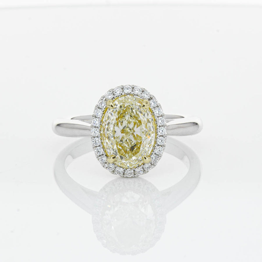 18ct White Gold 2.01ct Yellow Diamond Nina Ring - Ring - Walker & Hall