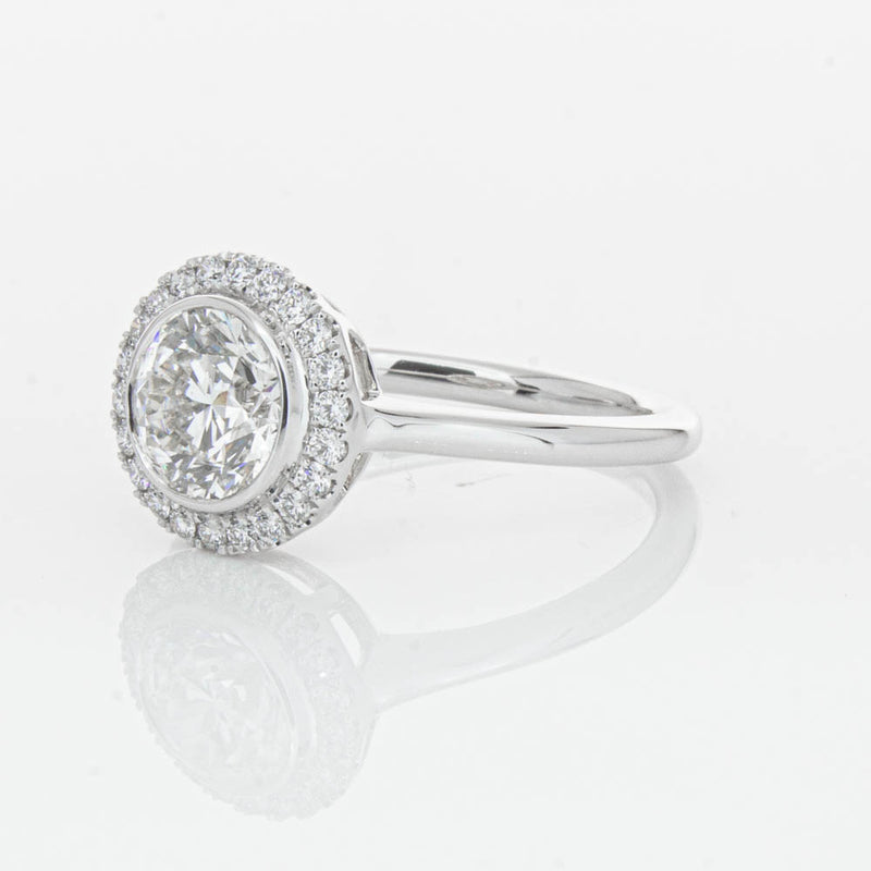 18ct White Gold 1.30ct Diamond Isla Ring-Ring-Walker & Hall