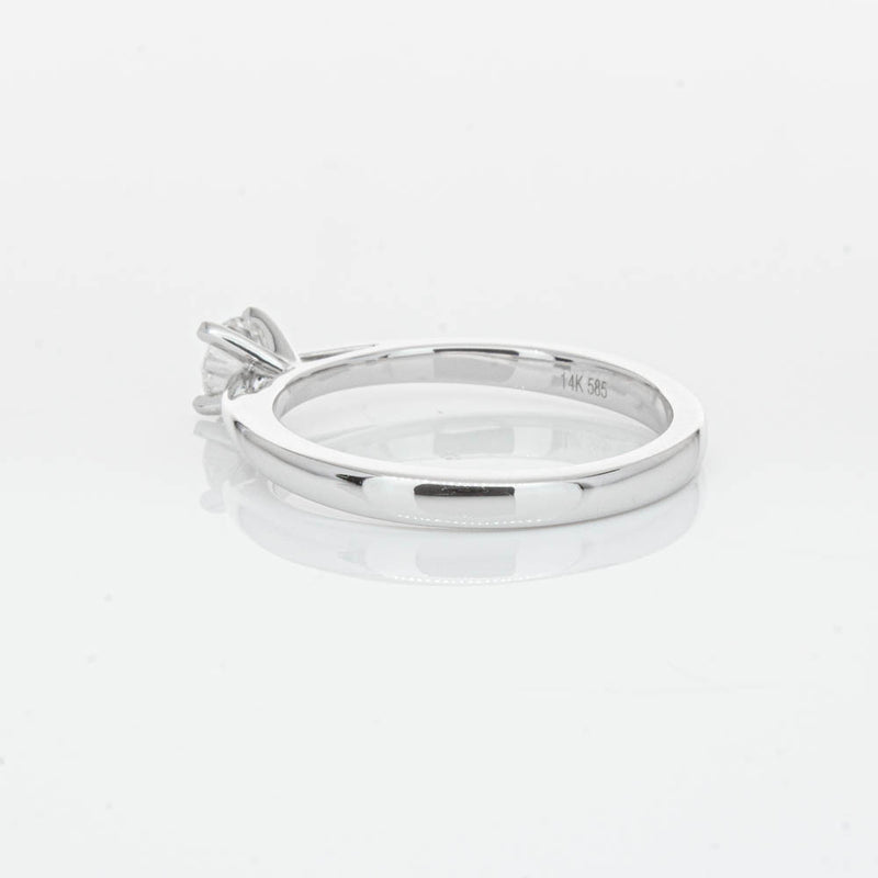 14ct White Gold .30ct Diamond Luna Ring-Ring-Walker & Hall