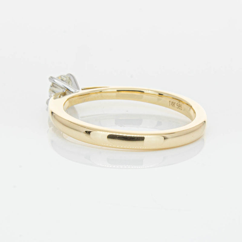 14ct Yellow Gold .30ct Diamond Luna Ring-Ring-Walker & Hall