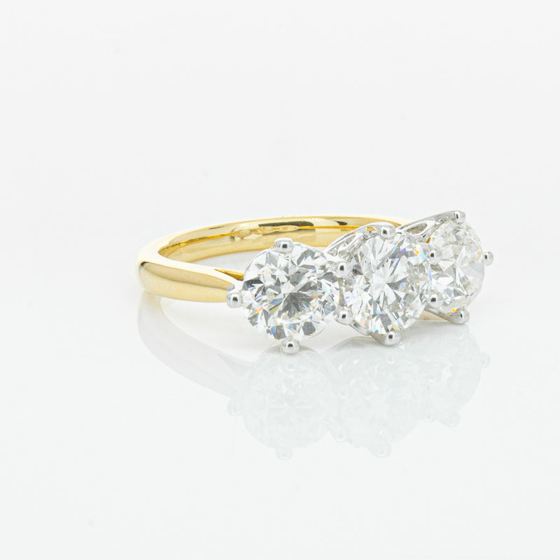 18ct Yellow Gold 3.00ct Diamond Coronado Ring-Ring-Walker & Hall