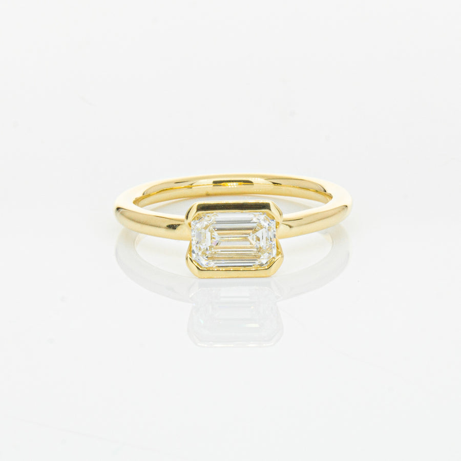 18ct Yellow Gold 1.00ct Diamond Elle Ring - Ring - Walker & Hall