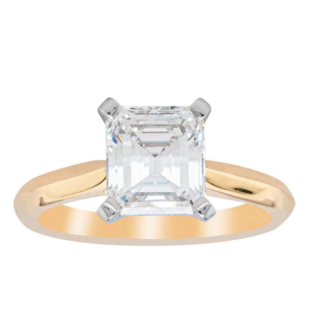 18ct Yellow Gold 2.13ct Reclaimed Diamond Venetian Ring – Walker & Hall