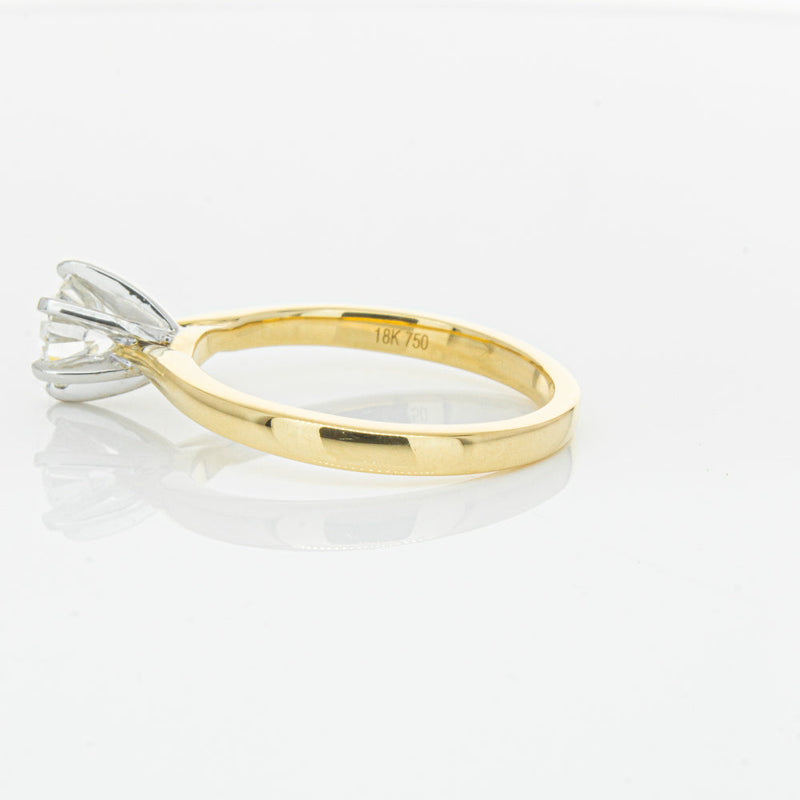 18ct Yellow Gold .71ct Diamond Capri Ring-Ring-Walker & Hall