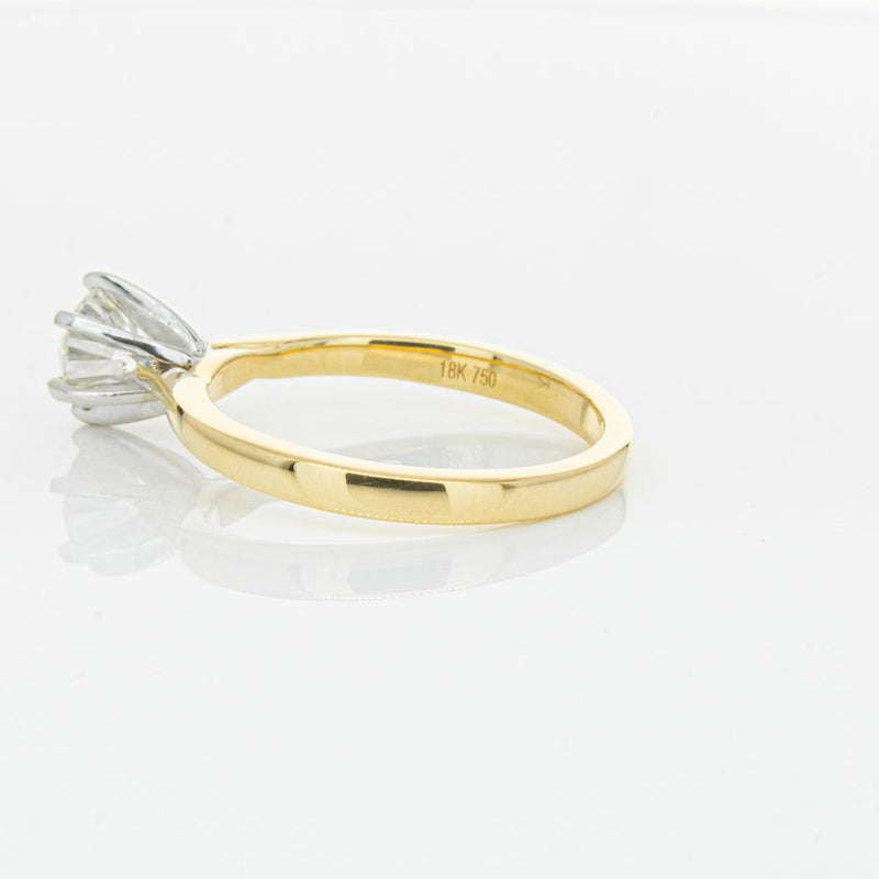 18ct Yellow Gold .71ct Diamond Capri Ring-Ring-Walker & Hall