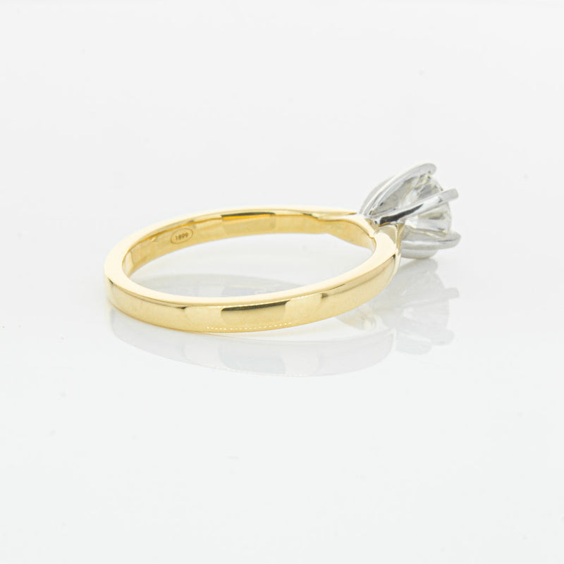 18ct Yellow Gold .71ct Diamond Capri Ring-Ring-Walker & Hall