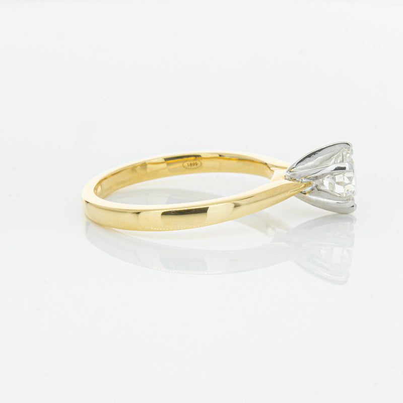 18ct Yellow Gold .71ct Diamond Capri Ring-Ring-Walker & Hall