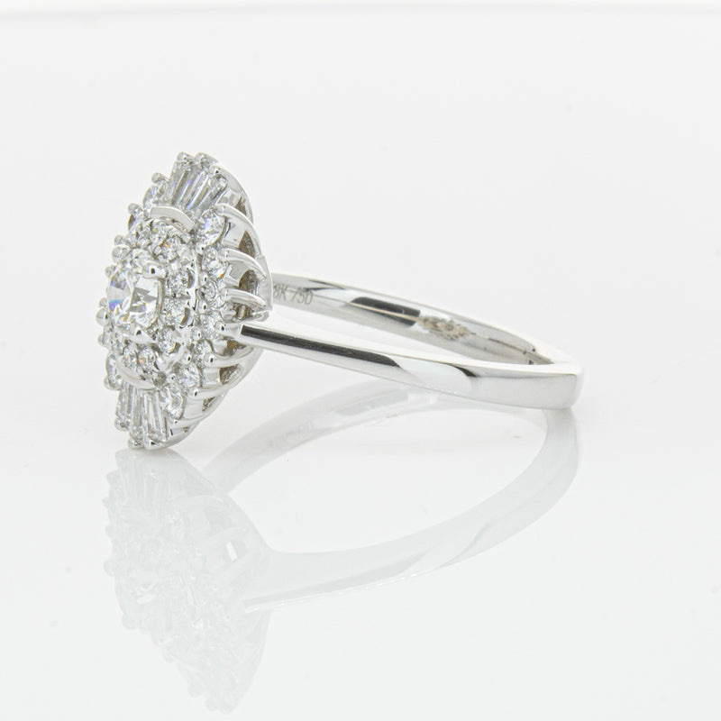 18ct White Gold .30ct Diamond Kira Ring-Ring-Walker & Hall