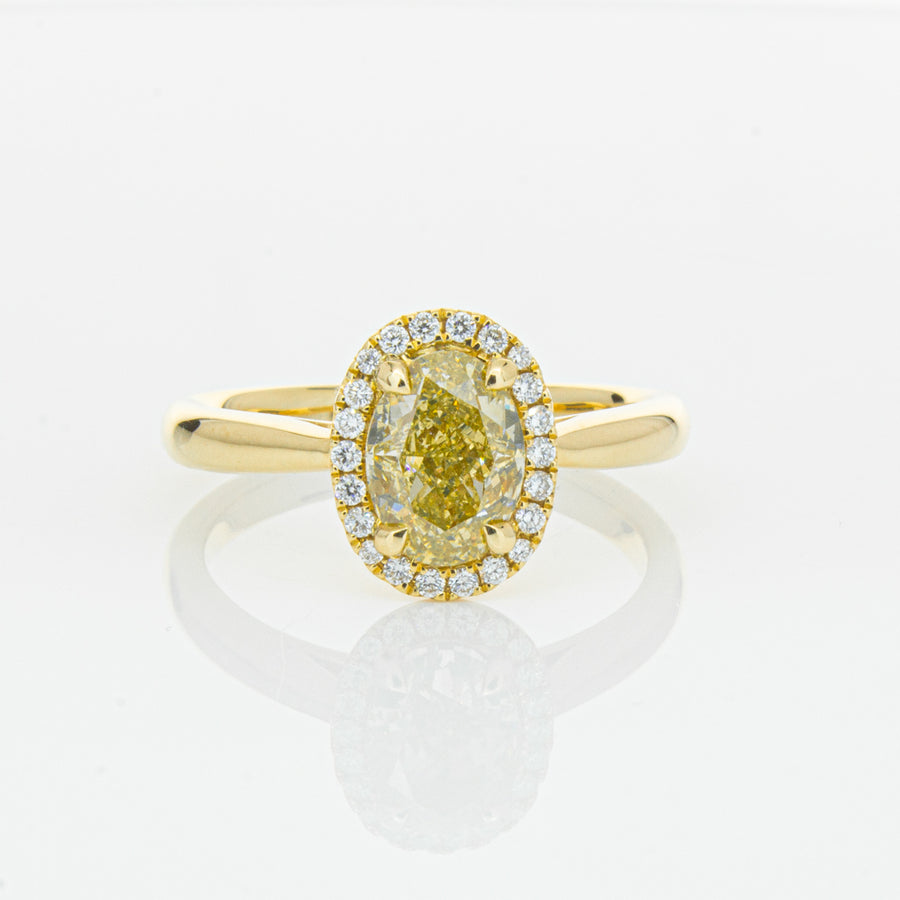 18ct Yellow Gold 1.51ct Yellow Diamond Nina Ring - Ring - Walker & Hall