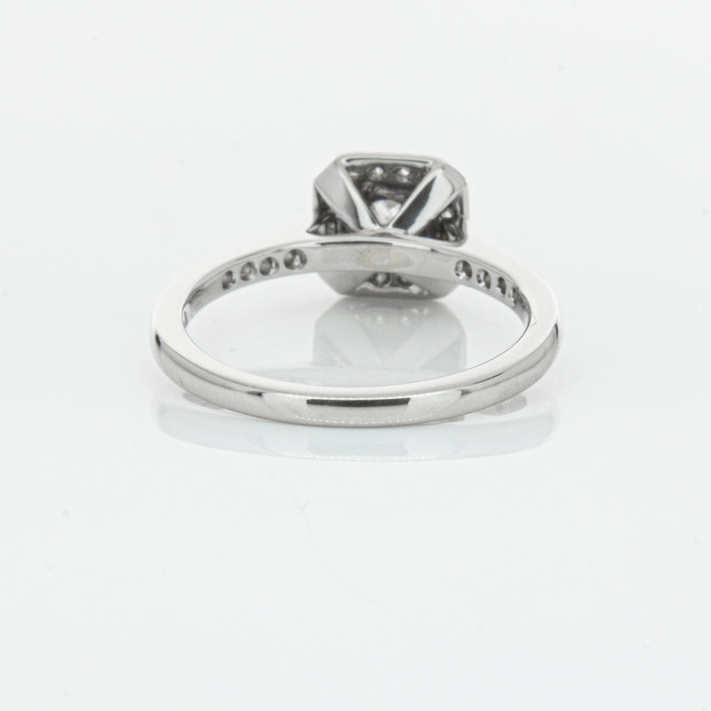 Platinum .46ct Princess Cut Reclaimed Diamond Mandalay Ring-Ring-Walker & Hall