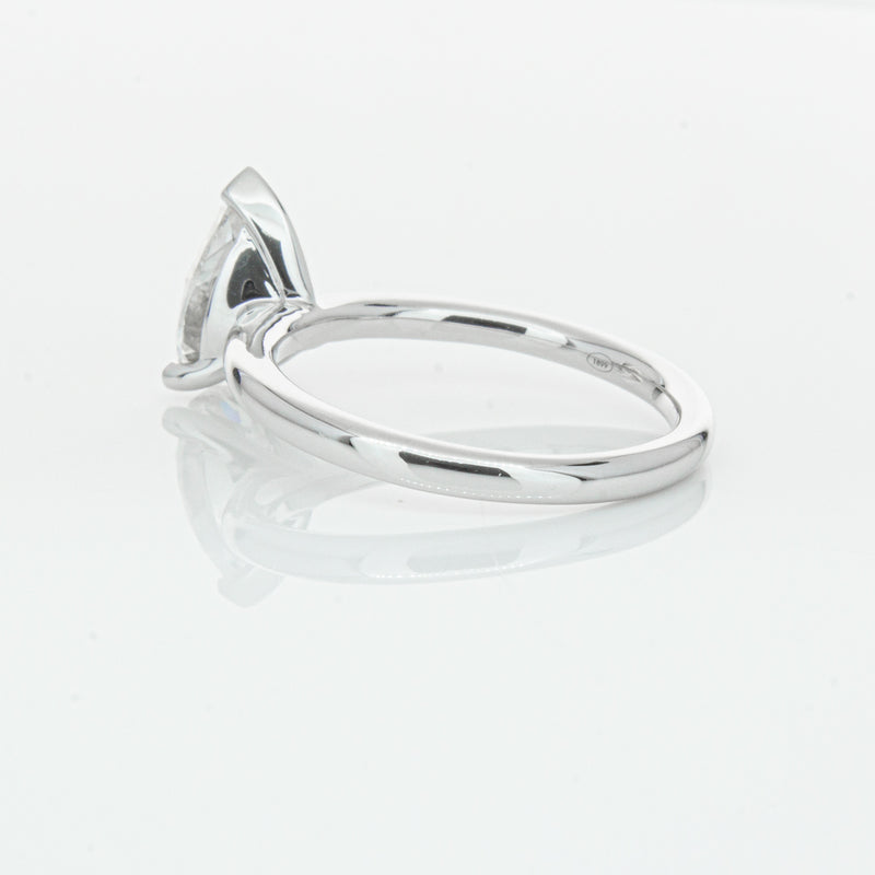 18ct White Gold 1.51ct Pear Cut Diamond Melba Ring-Ring-Walker & Hall